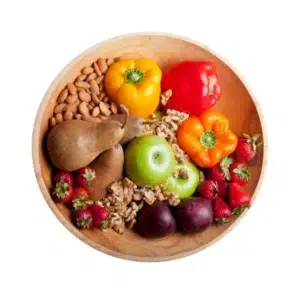 plate of veggies