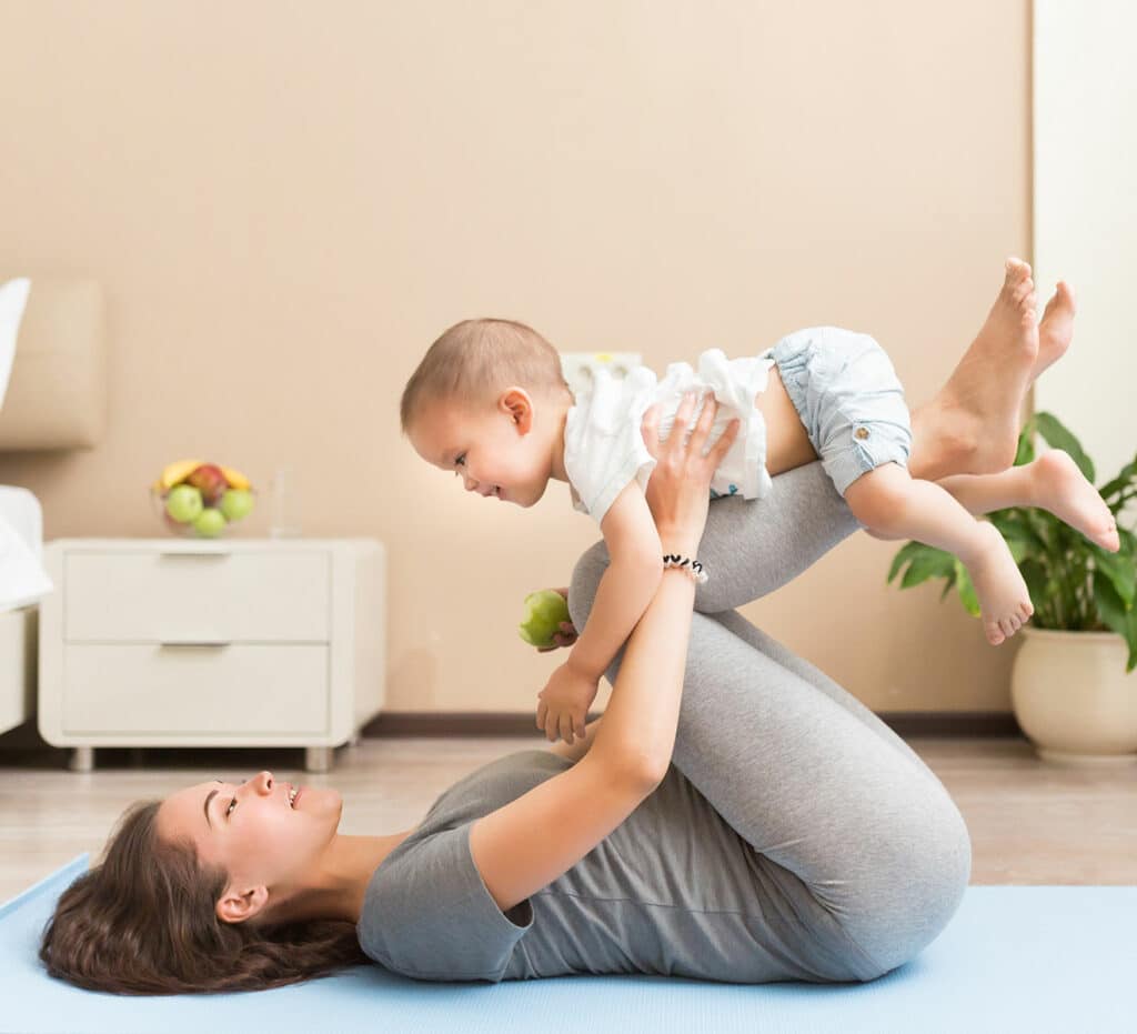 Empower postpartum moms as a Prenatal and Postnatal Fitness Coach