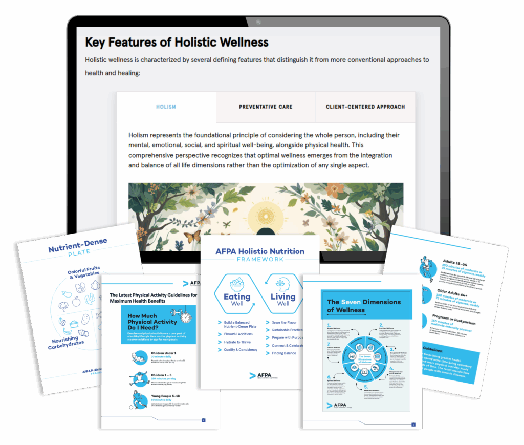 what you get in AFPA's Holistic Nutrition Coach certification course