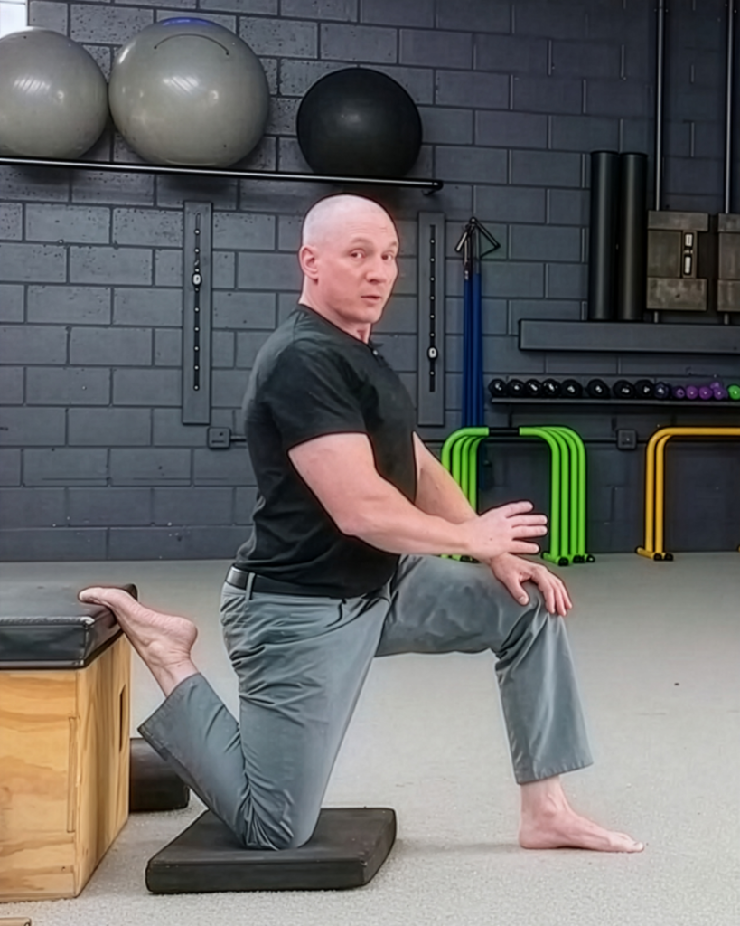 AFPA Mobility Specialist Certificate Couch Quad Stretch
